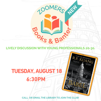 NEW! ZOOMERS BOOKS & BANTER BOOK CLUB