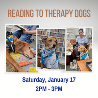 Reading to Therapy Dogs
