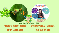 Virtual Wednesday Story Time: Frogs!