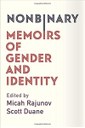 Goodreads reviews Cover of book Non Binary in white with black and red text