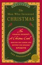 THe Man Who Invented Christmas Book cover of The Man Who Invented Christmas, green, red and yellow christmas decorations